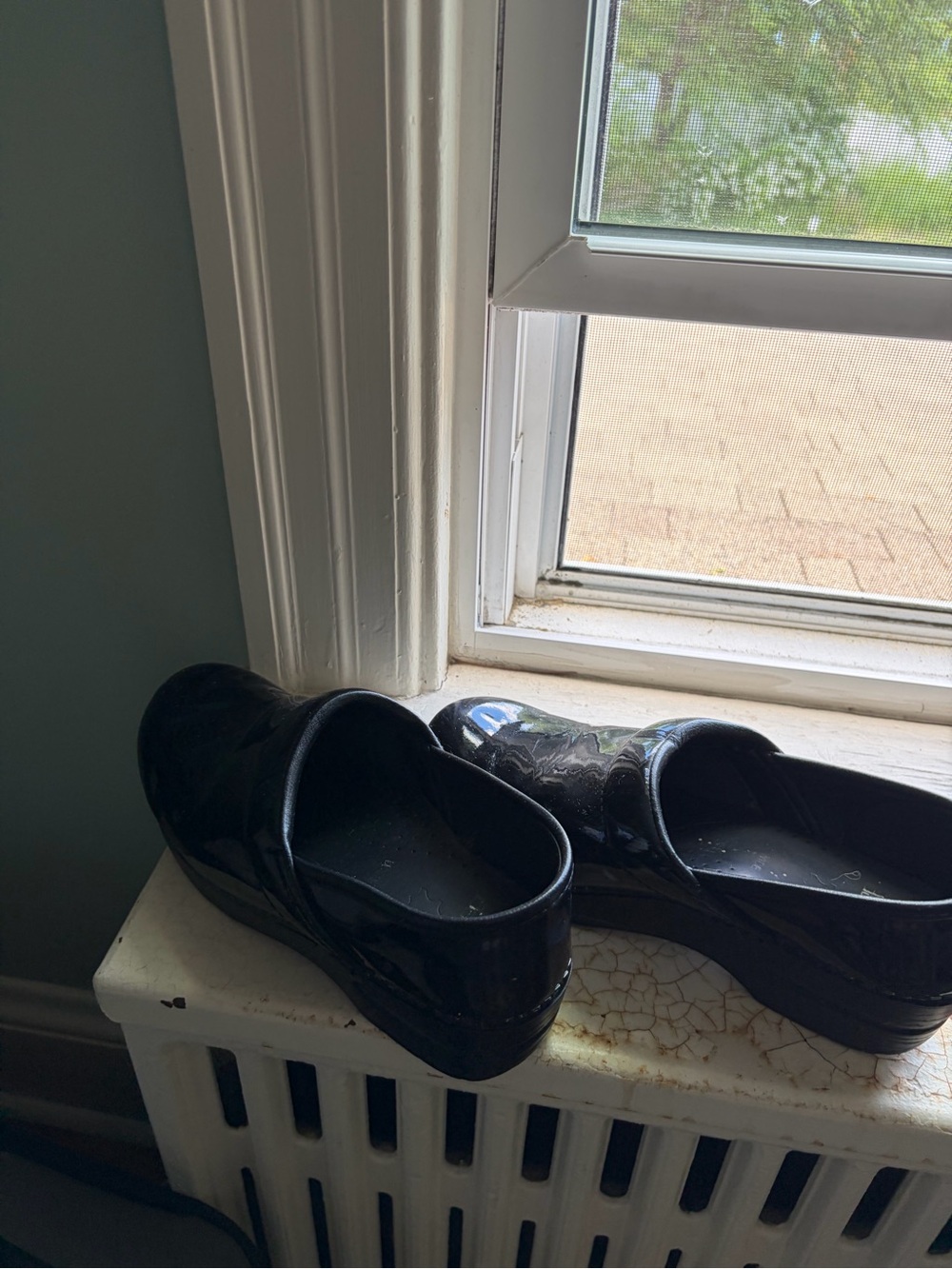 Black Patent Slip-On Danskos
